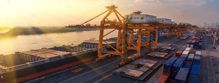 Transportation options from China by sea, air, courier, truck, and train