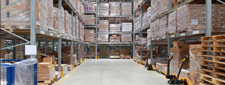 Warehousing and re-packing operations for export goods